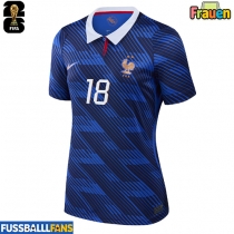 Frankreich Warren Zaire-Emery #18 Heimtrikot Frauen WM 2026 Kurzarm